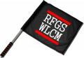 Zum/zur  Fahne / Flagge (ca. 40x35cm) "RFGS WLCM" für 15,00 € gehen.