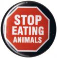 Zum 25mm Magnet-Button "Stop Eating Animals" für 2,00 € gehen.