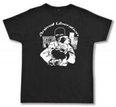 Zum Fairtrade T-Shirt "Animal Liberation (Hund)" für 19,45 € gehen.