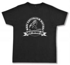 Zum Fairtrade T-Shirt "Make Capitalism History" für 19,45 € gehen.