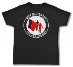 Zum Fairtrade T-Shirt "Wer hat Angst vor der Antifa?" für 17,00 € gehen.