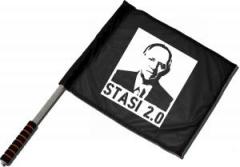Zum/zur  Fahne / Flagge (ca. 40x35cm) "Stasi 2.0" für 15,00 € gehen.