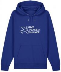 Zum Fairtrade Pullover "Give Peace A Chance" für 40,00 € gehen.