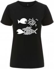 Zum tailliertes Fairtrade T-Shirt "Fische" für 18,10 € gehen.
