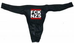 Zum Herren Stringtanga "FCK NZS" für 15,00 € gehen.