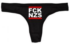 Zum Frauen Stringtanga "FCK NZS" für 15,00 € gehen.