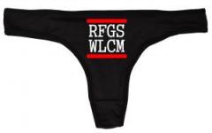 Zum Frauen Stringtanga "RFGS WLCM" für 15,00 € gehen.