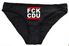 Zum Frauen Slip "FCK CDU" für 15,00 € gehen.
