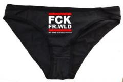 Zum Frauen Slip "FCK FR.WLD" für 15,00 € gehen.
