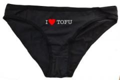 Zum Frauen Slip "I love Tofu" für 15,00 € gehen.