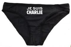 Zum Frauen Slip "Je suis Charlie" für 15,00 € gehen.