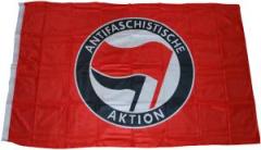 Zur Fahne / Flagge (ca. 150x100cm) "Antifaschistische Aktion (rot/schwarz)" für 25,00 € gehen.