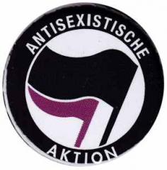 Zum 50mm Button "Antisexistische Aktion (schwarz/lila)" für 1,40 € gehen.