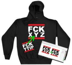 FCK XYZ (Aufkleber-Paket, linke-aufkleber.de, Dein Motiv)