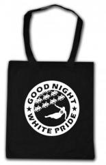 Zur Baumwoll-Tragetasche "Good night white pride - Space Invaders" für 8,00 € gehen.