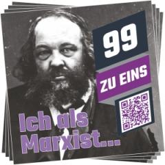 Zum Aufkleber-Paket "Ich als Marxist..." für 2,10 € gehen.