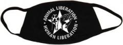 Zur Mundmaske "Animal Liberation - Human Liberation (mit Stern)" für 6,50 € gehen.