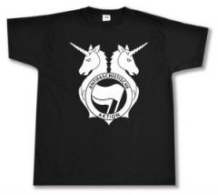 Zum T-Shirt "Antifa Einhorn Brigade" für 15,00 € gehen.