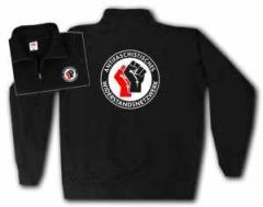 Zum Sweat-Jacket "Antifaschistisches Widerstandsnetzwerk - Fäuste (rot/schwarz)" für 28,27 € gehen.