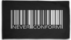 Zur Fahne / Flagge (ca. 150x100cm) "Barcode - Never conform" für 25,00 € gehen.