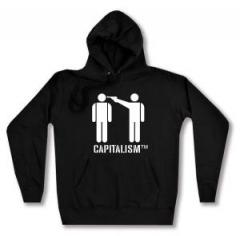 Zum taillierter Kapuzen-Pullover "Capitalism [TM]" für 28,00 € gehen.