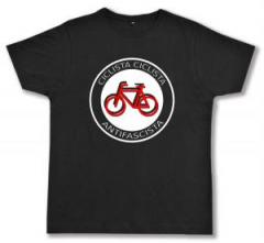 Zum Fairtrade T-Shirt "Ciclista Ciclista Antifascista" für 19,45 € gehen.