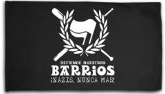 Zur Fahne / Flagge (ca. 150x100cm) "Defiende nuestros Barrios" für 25,00 € gehen.
