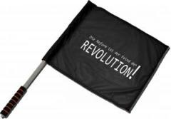 Zum/zur  Fahne / Flagge (ca. 40x35cm) "Die Reform ist der Feind der Revolution" für 15,00 € gehen.