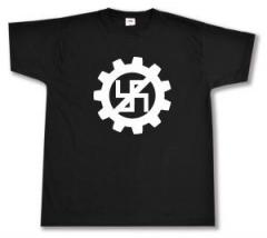 Zum T-Shirt "EBM gegen Nazis" für 15,00 € gehen.