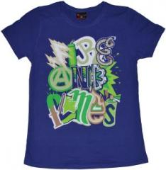 Zum tailliertes T-Shirt "Elements purple" für 18,00 € gehen.