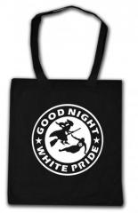 Zur Baumwoll-Tragetasche "Good night white pride - Hexe" für 8,00 € gehen.