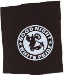 Zum Aufnäher "Good night white pride - Motorrad" für 1,61 € gehen.