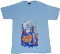 Zum T-Shirt "Graffiti Crime light blue" für 13,12 € gehen.