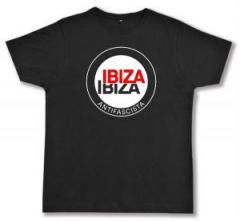Zum Fairtrade T-Shirt "Ibiza Ibiza Antifascista (Schrift)" für 19,45 € gehen.