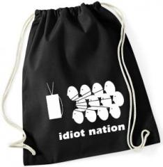 Zum Sportbeutel "Idiot Nation" für 9,00 € gehen.