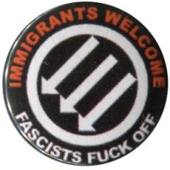 Zum 50mm Button "Immigrants Welcome" für 1,40 € gehen.