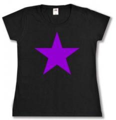 Zum tailliertes T-Shirt "Lila Stern" für 14,00 € gehen.