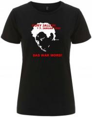 Zum tailliertes Fairtrade T-Shirt "Oury Jalloh - 7. Januar 2005" für 18,10 € gehen.
