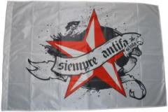 Zur Fahne / Flagge (ca. 150x100cm) "Siempre Antifascista" für 25,00 € gehen.