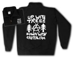 Zum Sweat-Jacket "Up with Trees - Down with Capitalism" für 27,00 € gehen.