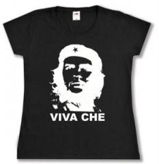 Zum tailliertes T-Shirt "Viva Che Guevara (weiß/schwarz)" für 14,00 € gehen.